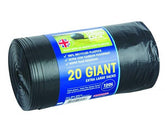 The Green Sack Extra Large Refuse Sacks 120 Litre Roll (Pack 20)